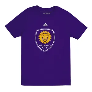 adidas - Kids' (Junior) Orlando City SC Short Sleeve Logo T-Shirt (MPAPMORK)