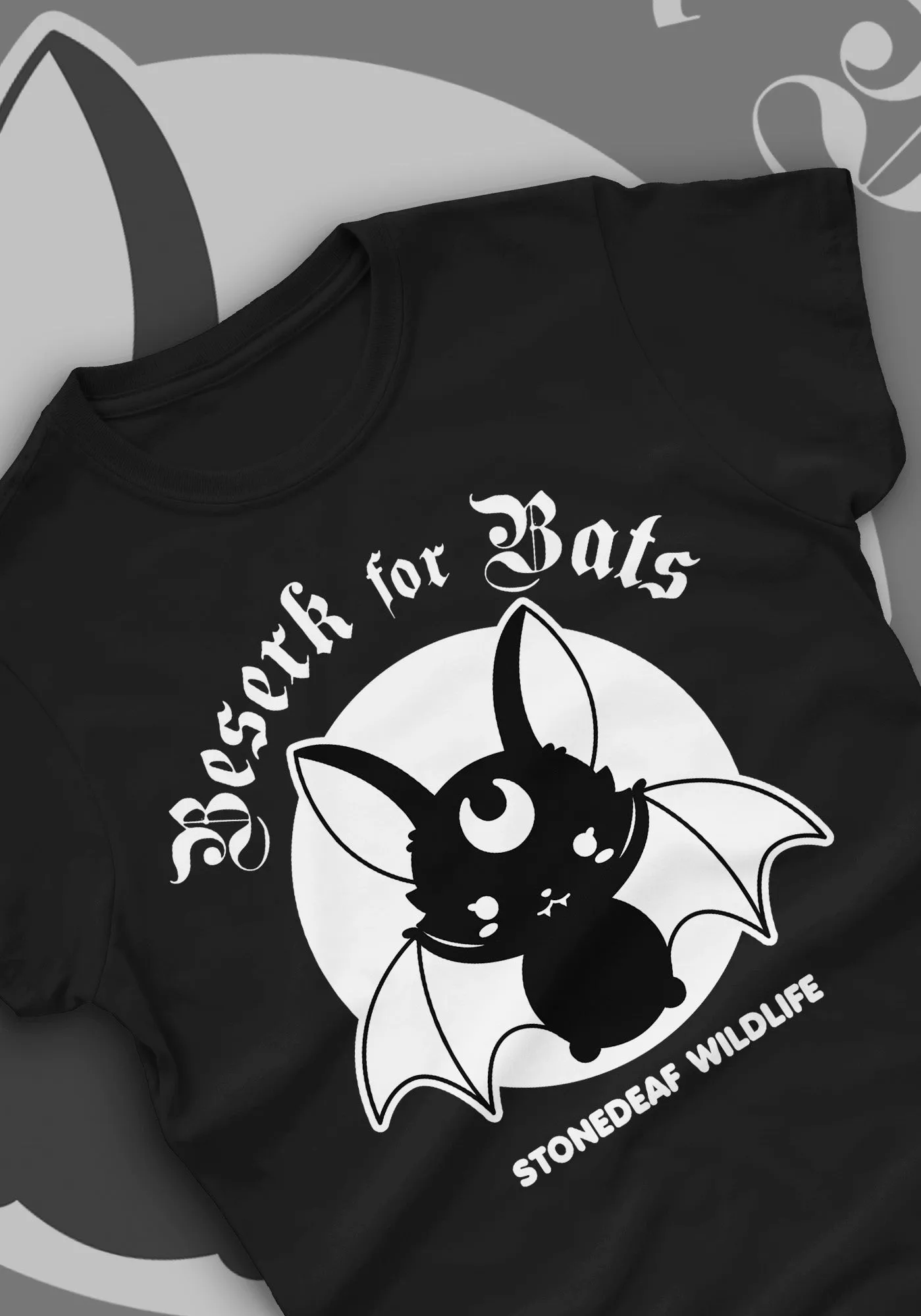 Beserk for Bats | STONEDEAF CHARITY FITTED T-SHIRT