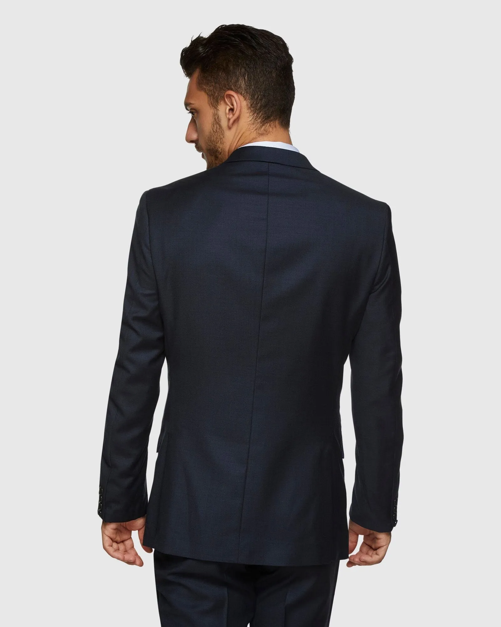 Big Mens PGH Pure Wool Navy Suit Set