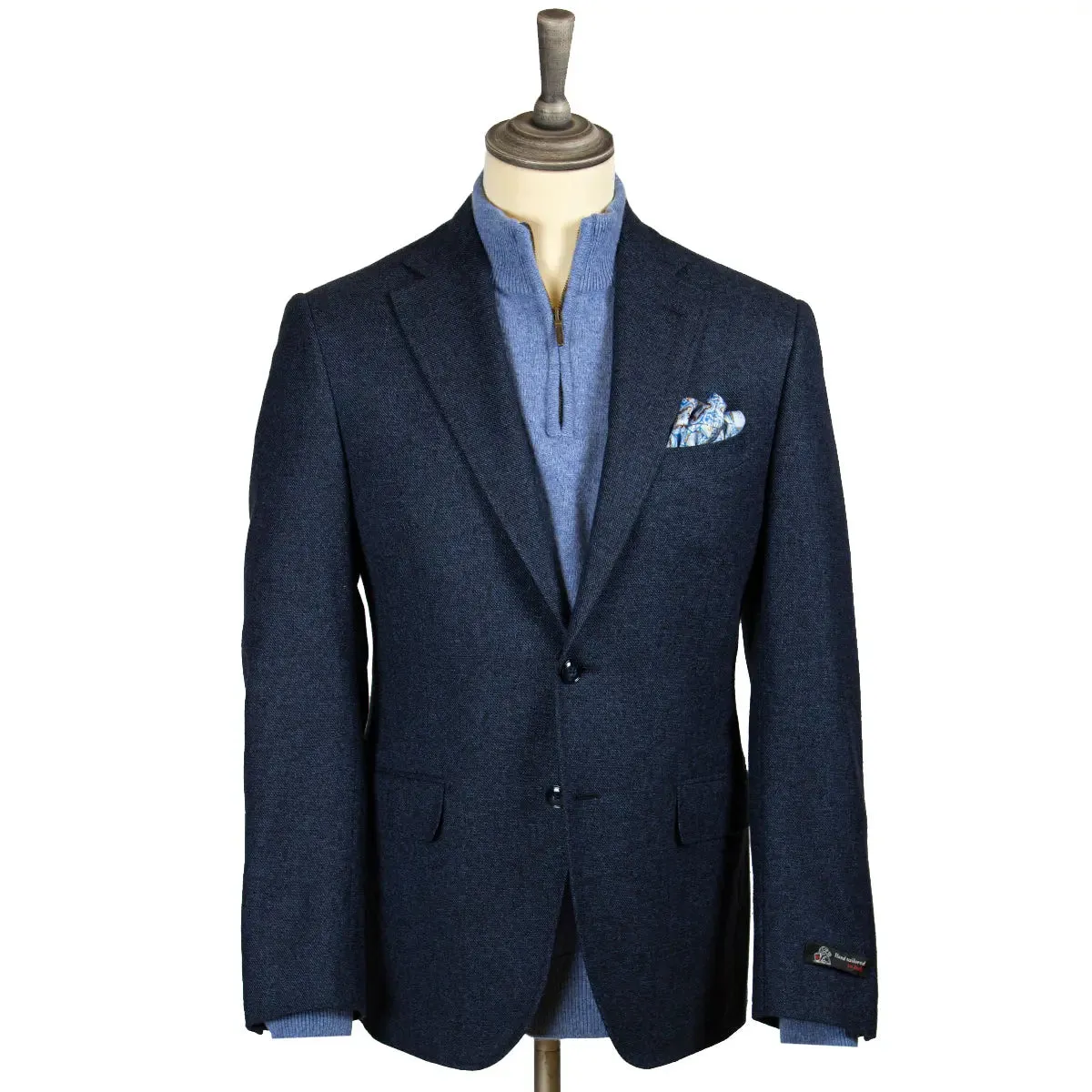 Black & Blue Cotton, Wool & Cashmere Jacket