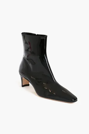 Black Patent Wally Ankle Booties