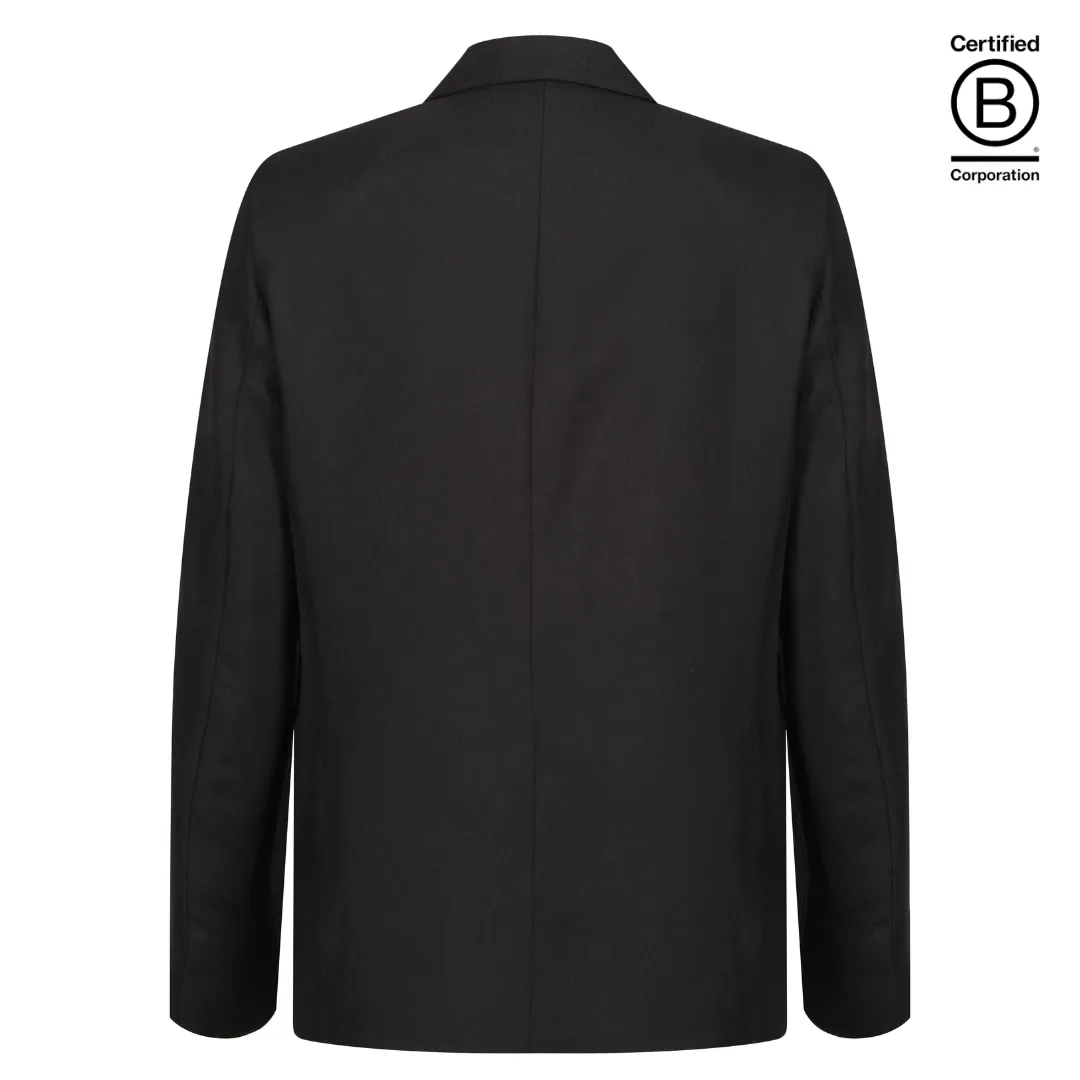 Black unisex Performa eco school blazer