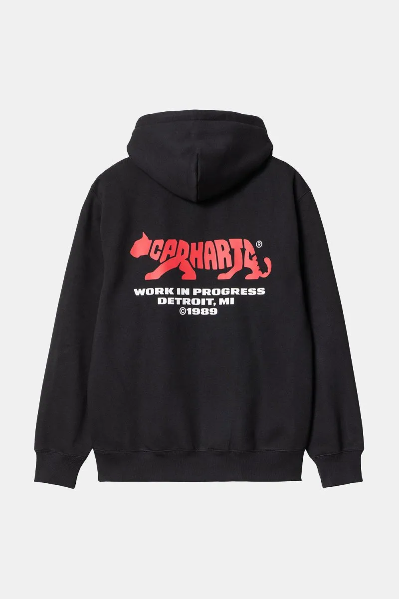 Carhartt WIP Hooded Rocky Script Sweat (Black)