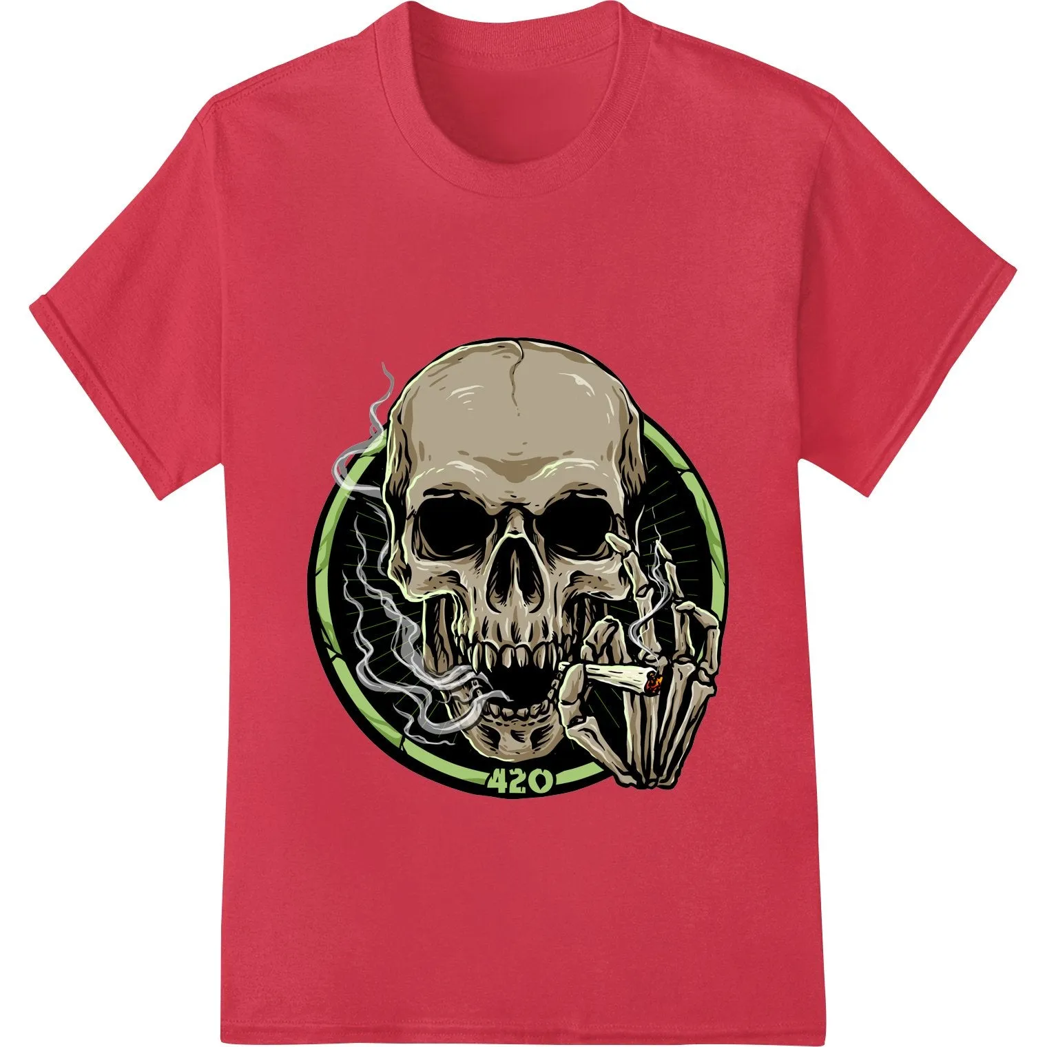 Edgy 420 Skull: Celebrate Cannabis Culture in Style