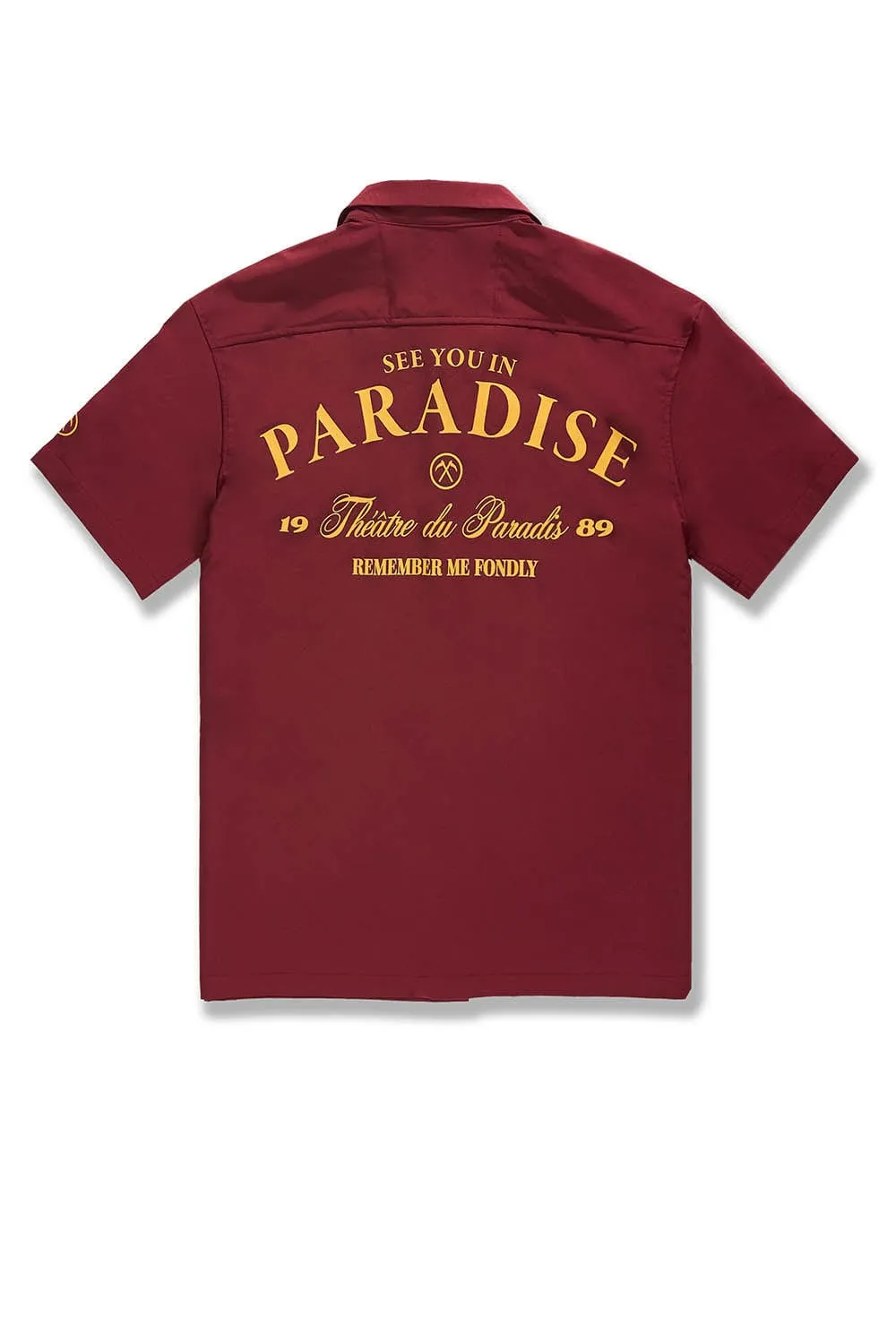 El Paso Mechanic S/S Shirt (Wine)