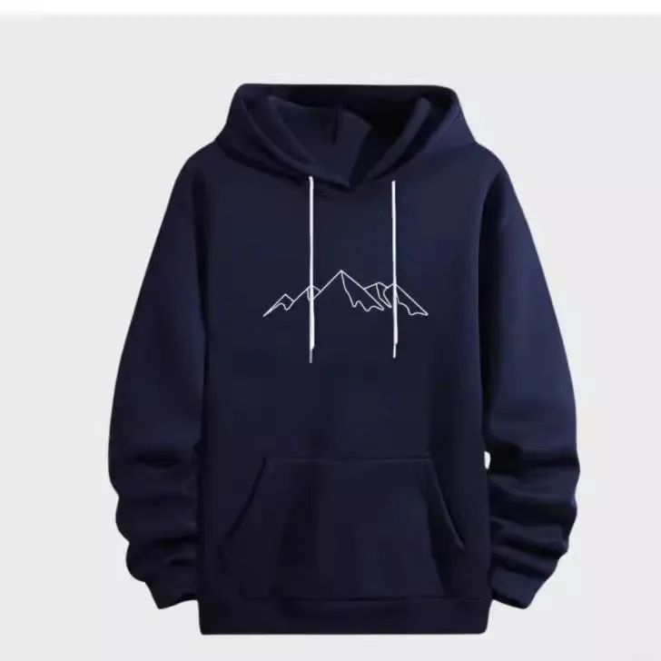 Fashion Casual Hooded Unisex Pullover