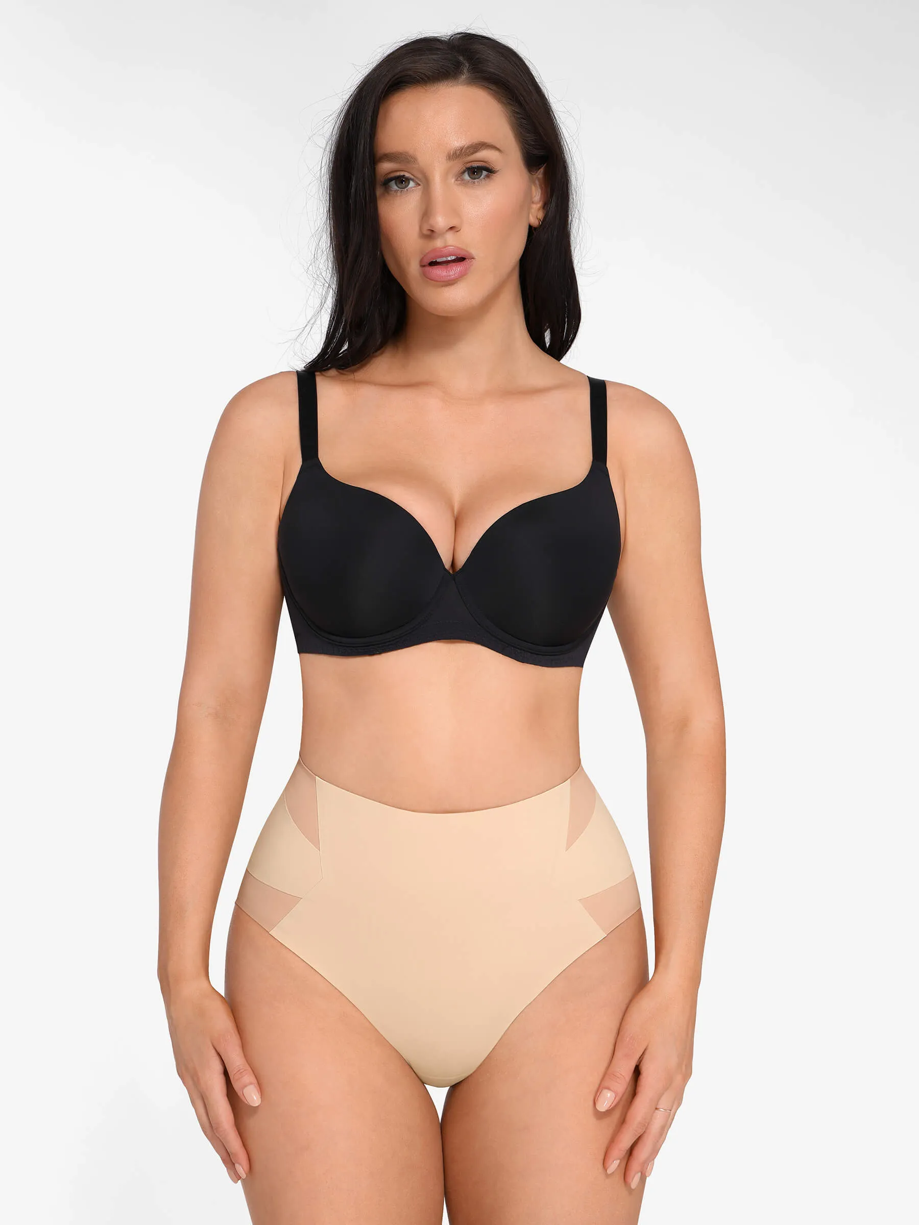 Feelingirl High-Waisted Body-Shaping CrossOver Brief