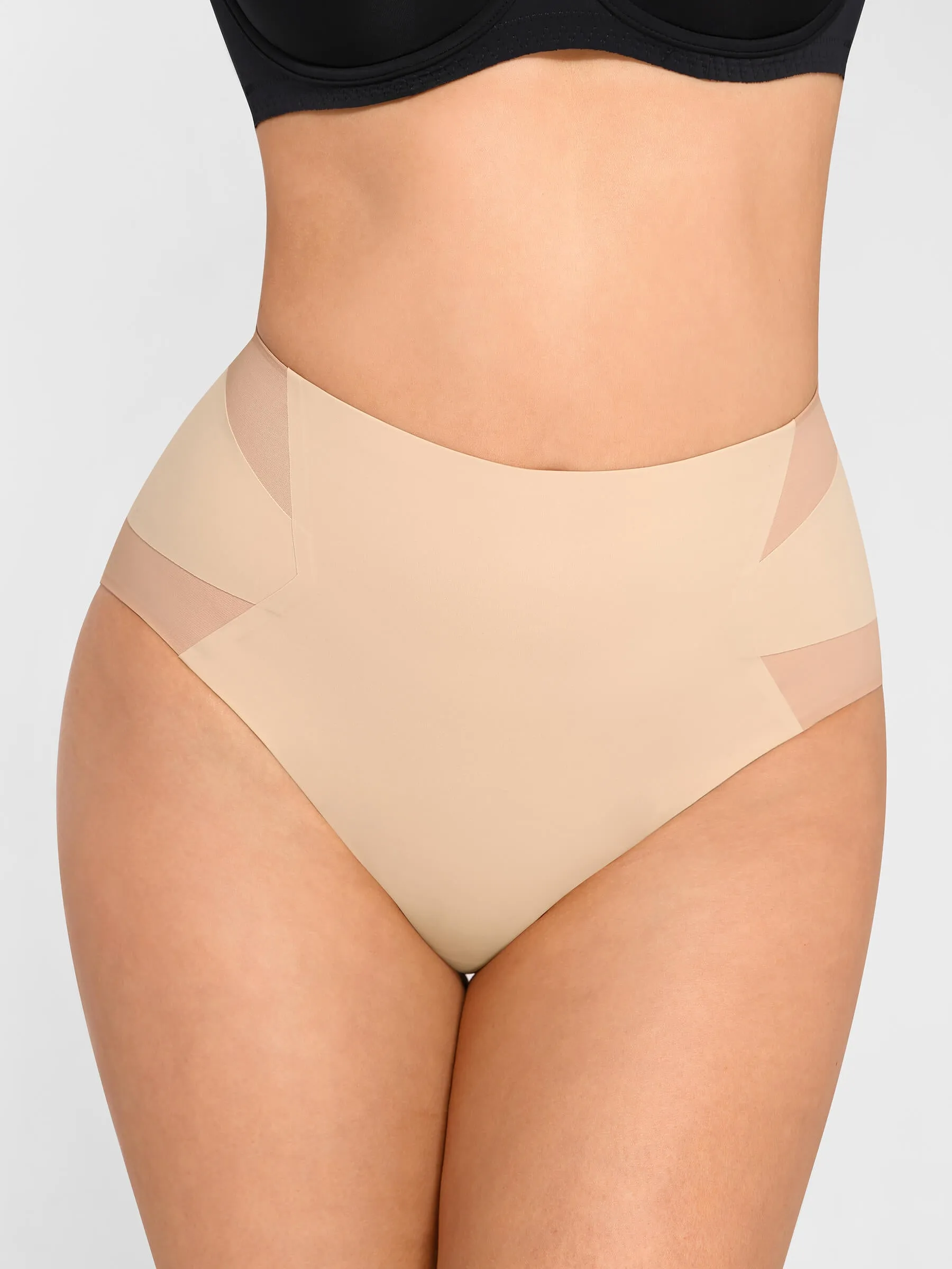 Feelingirl High-Waisted Body-Shaping CrossOver Brief