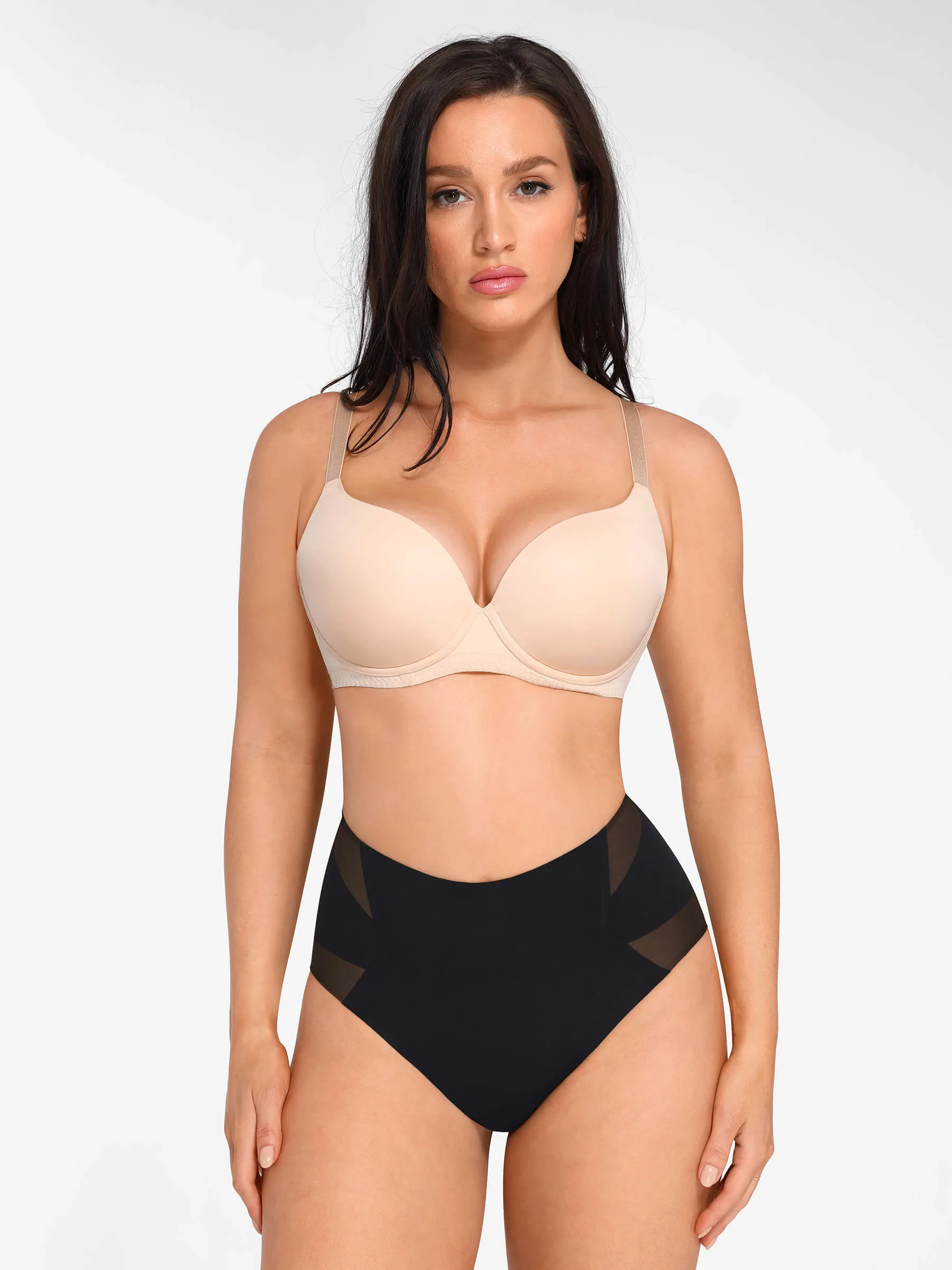 Feelingirl High-Waisted Body-Shaping CrossOver Brief