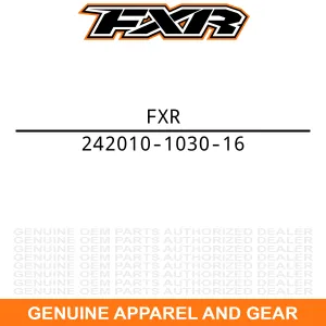 FXR 242010-1030-16 M Race Division Pit Shirt 24-Black Orange