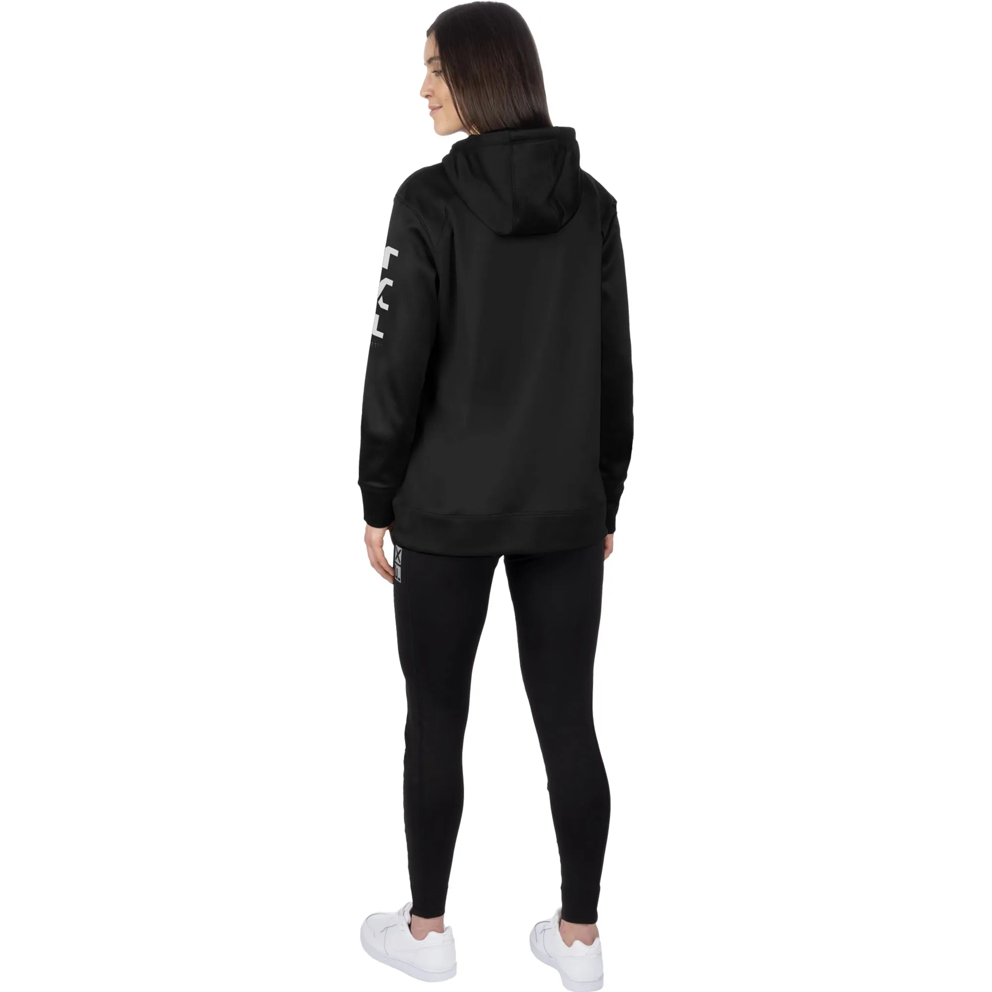 FXR Moto Tech Pullover Hoodie Black/White