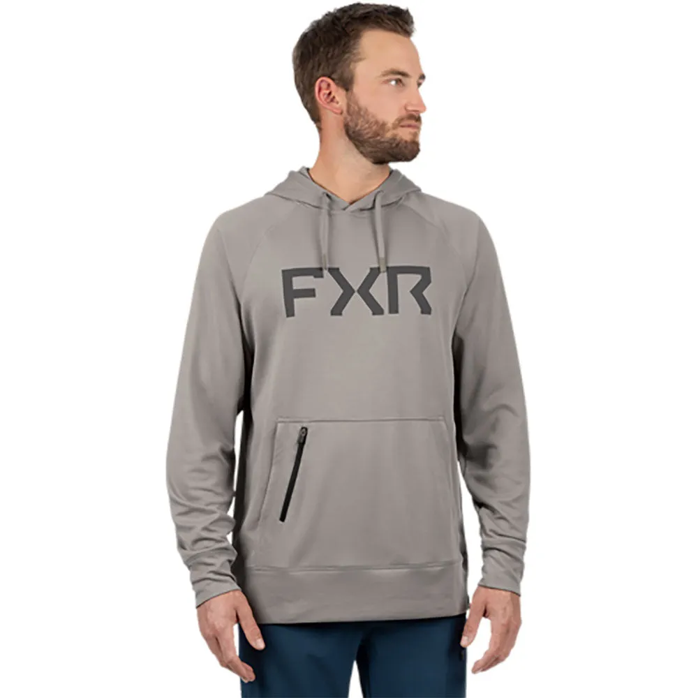 FXR Unisex Pilot UPF PO Hoodie Stone/Asphalt Grey