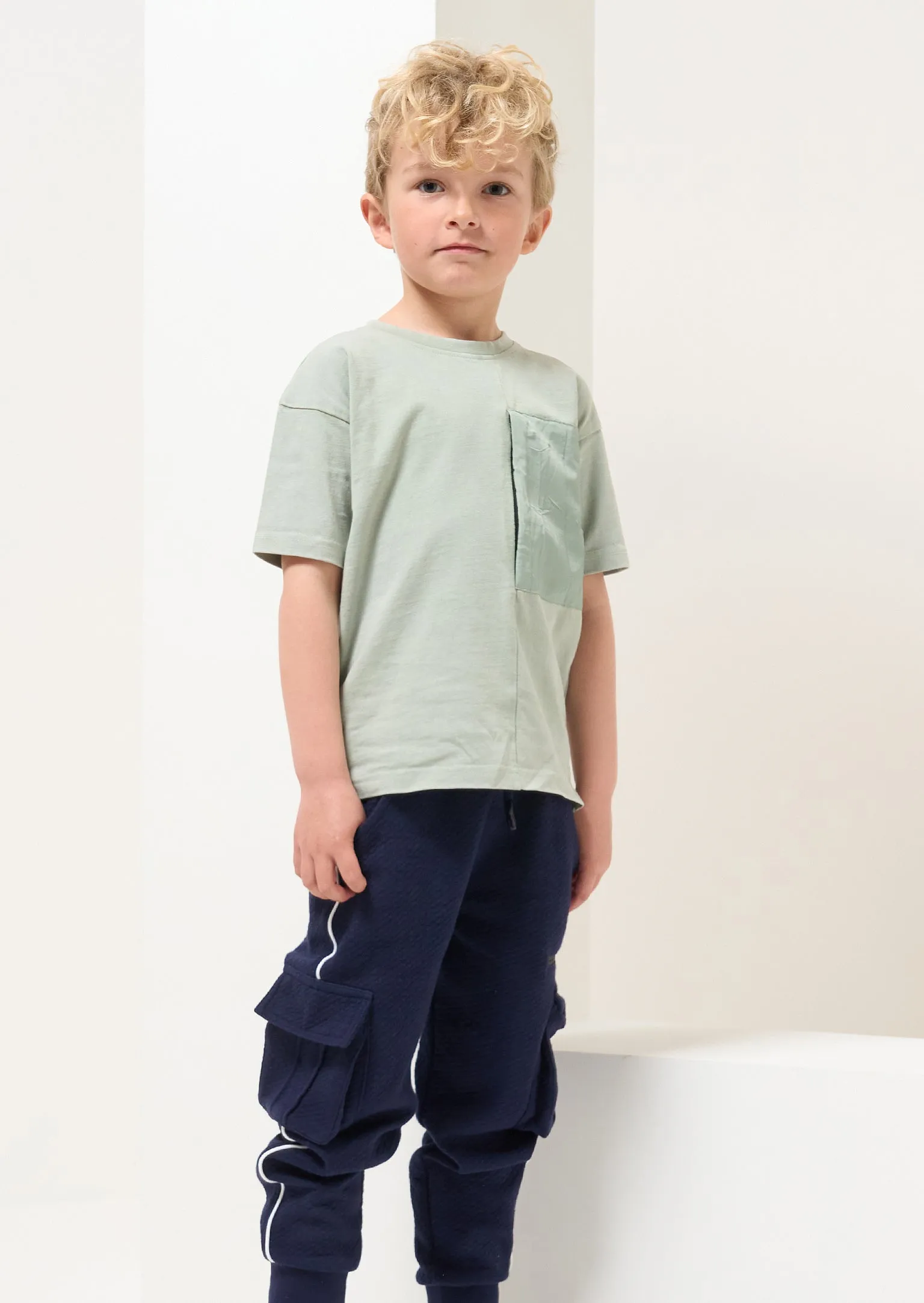 Gabriel Green Nylon Pocket Tee