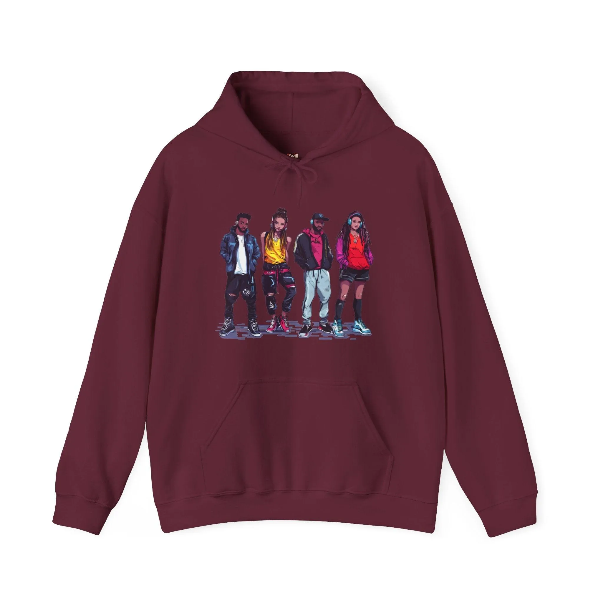 Hip Hop Urban Vibes Squad Hoodie