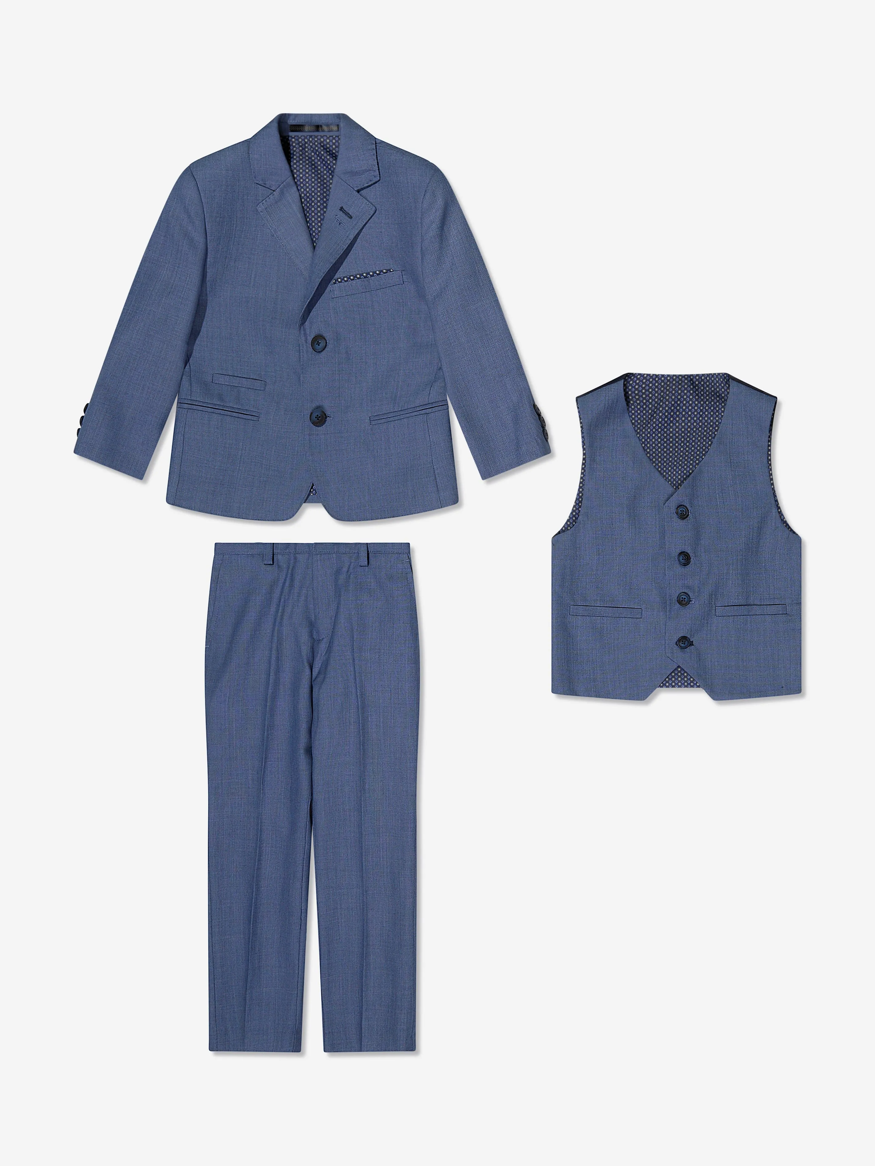 House Of Cavani Boys Jay Suit in Blue