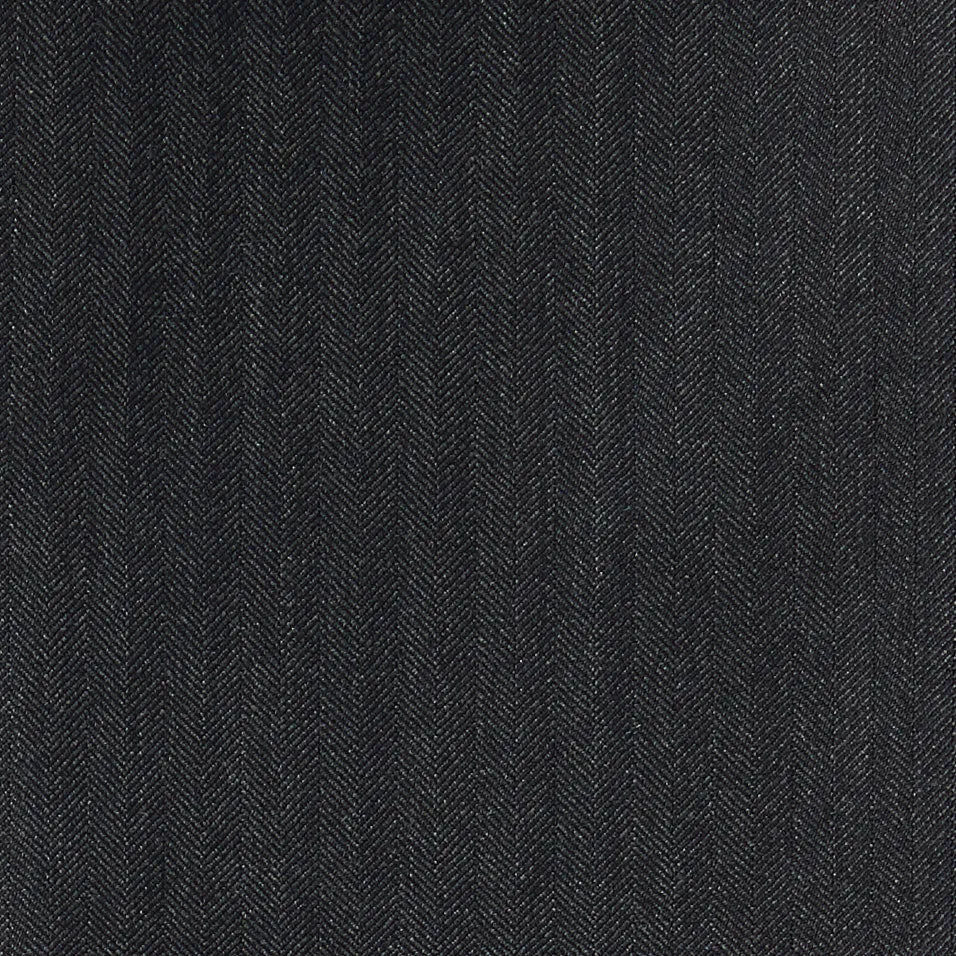 Italian Wool Dress Pants - Dark Gray Herringbone