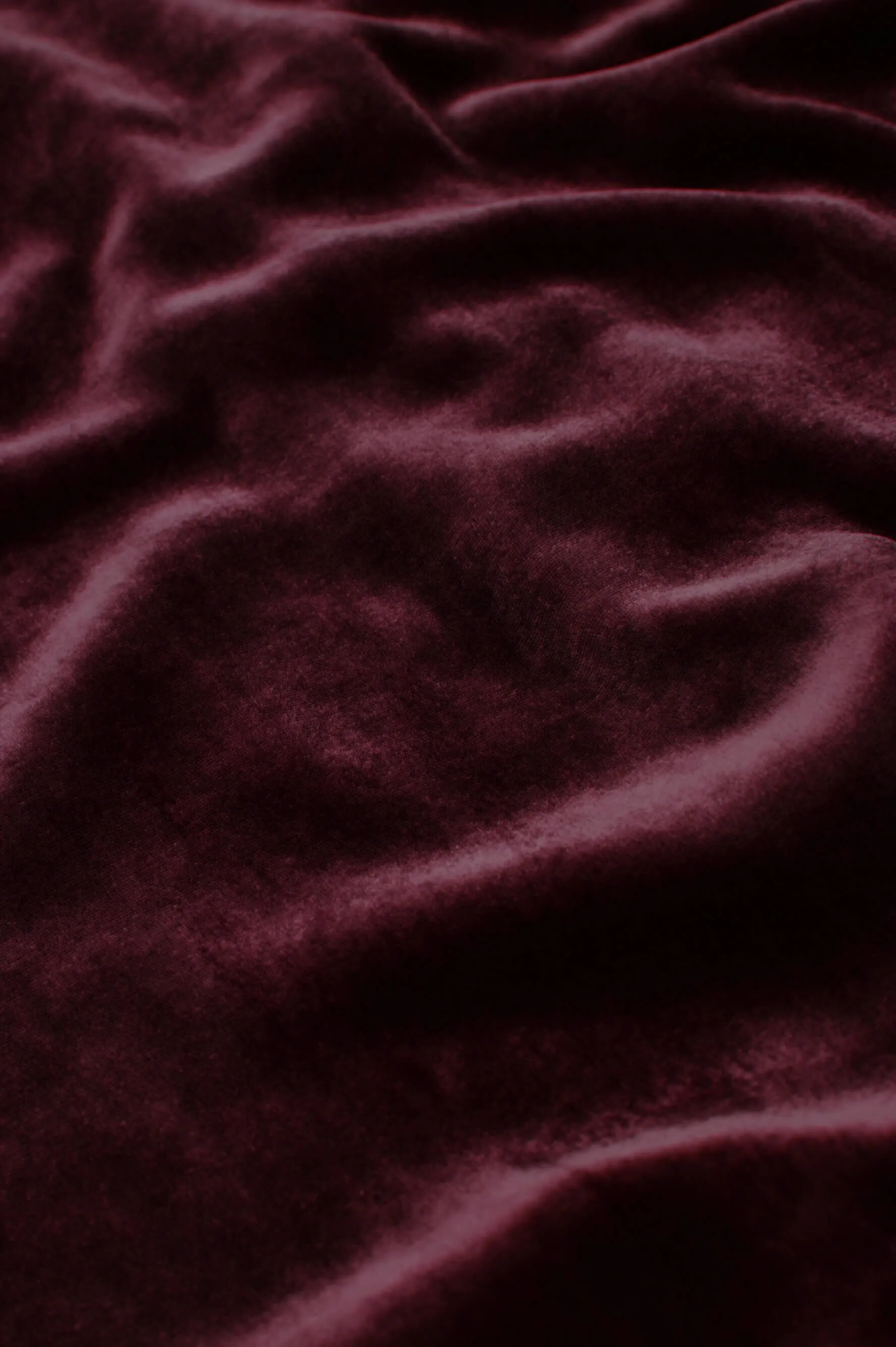 Jagger Burgundy Pyjamas in Silk Velvet