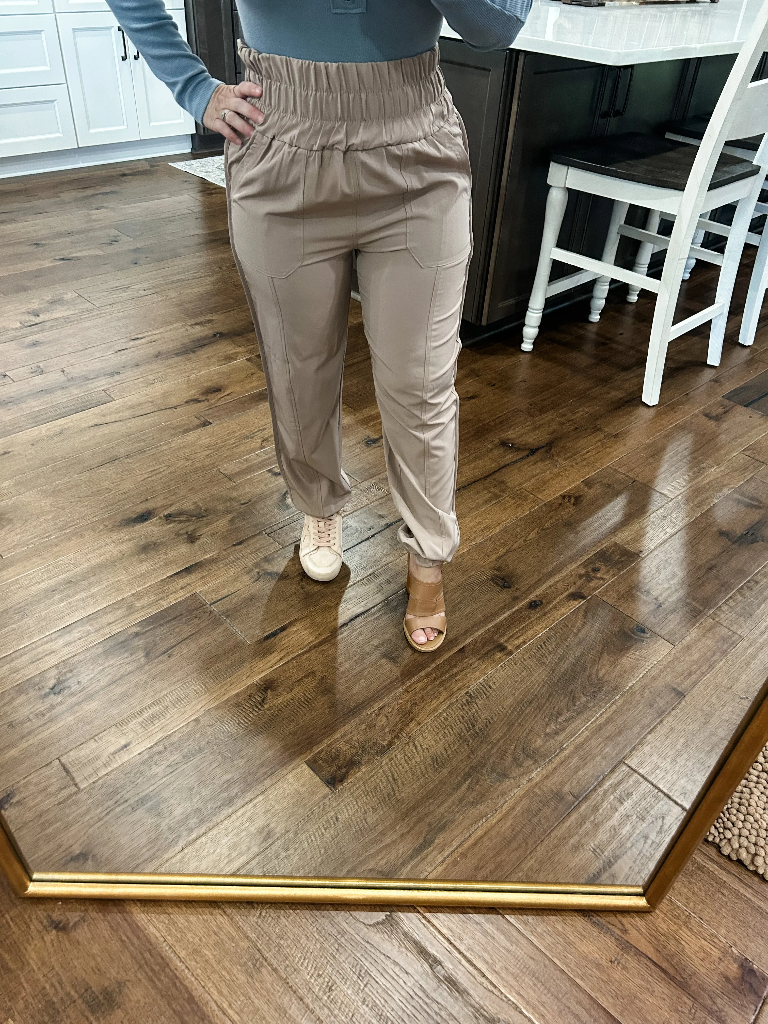 Kaley Khaki Joggers