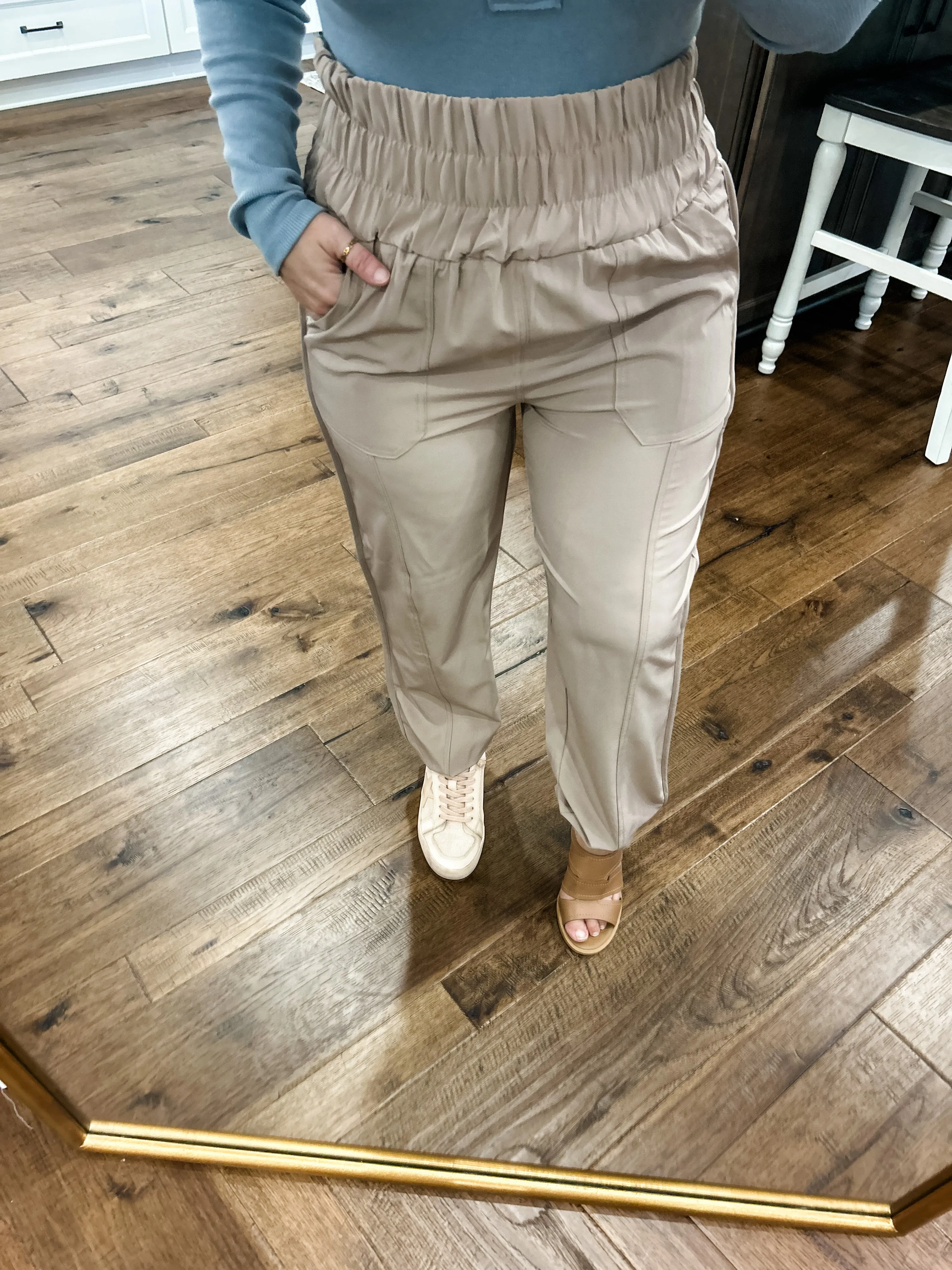 Kaley Khaki Joggers