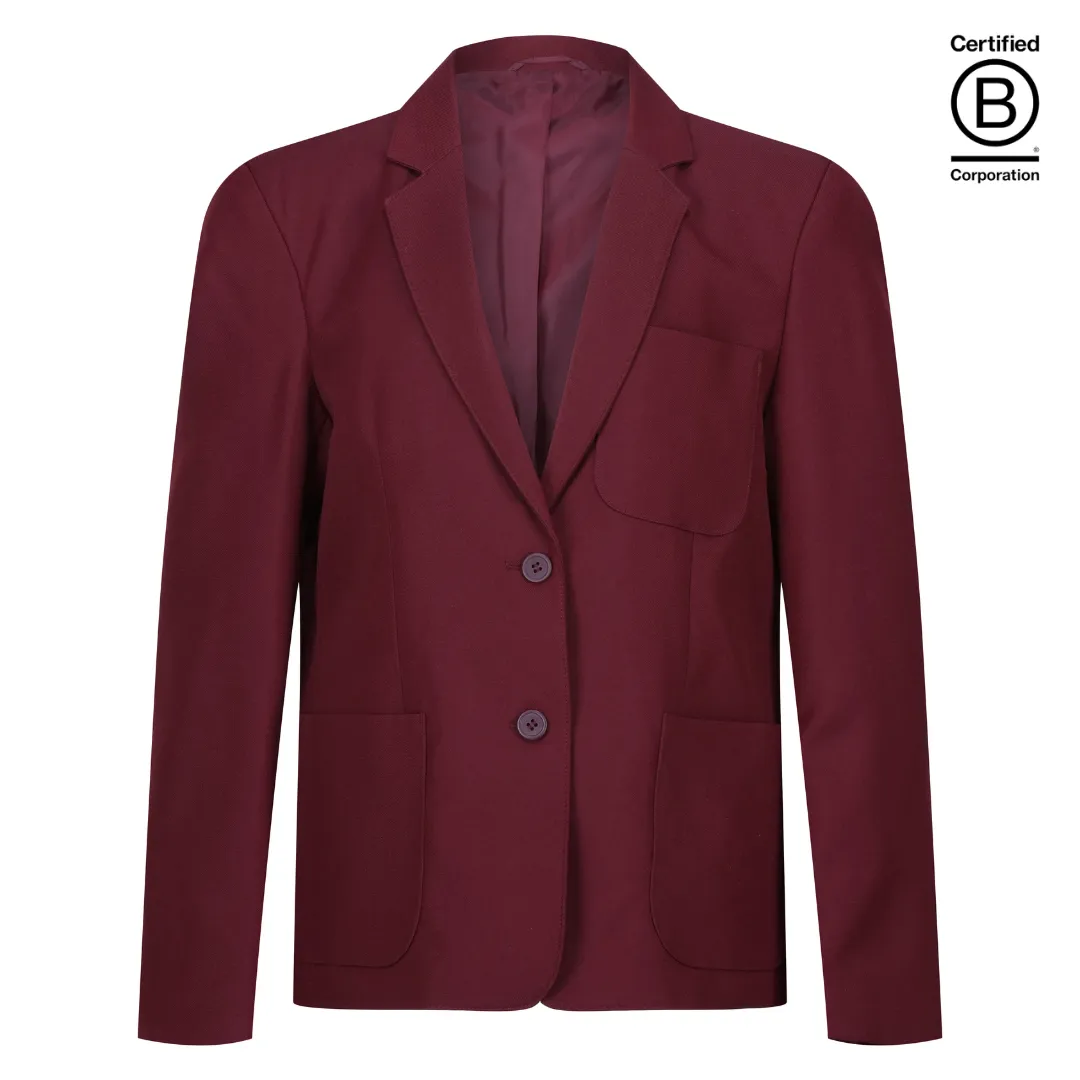 Maroon girl's Performa eco school blazer