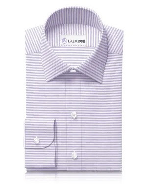 Purple Candy Stripes Oxford