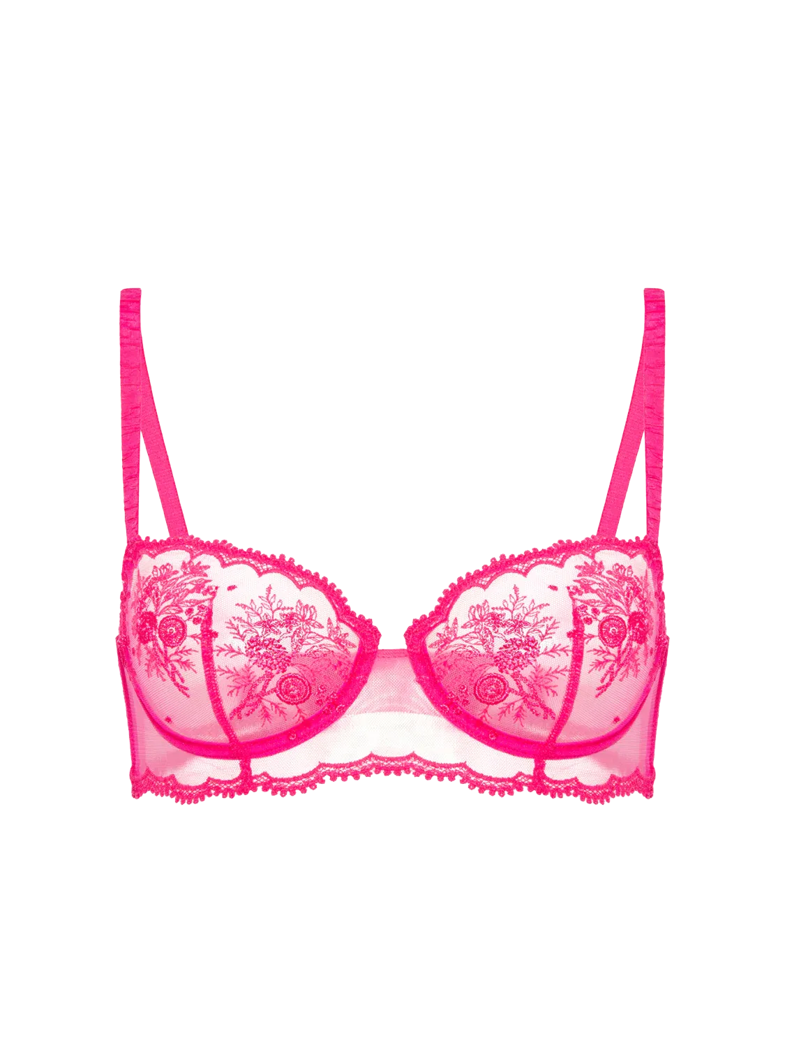 Simone Perele - Intrigue Half Cup Bra | Disco Pink