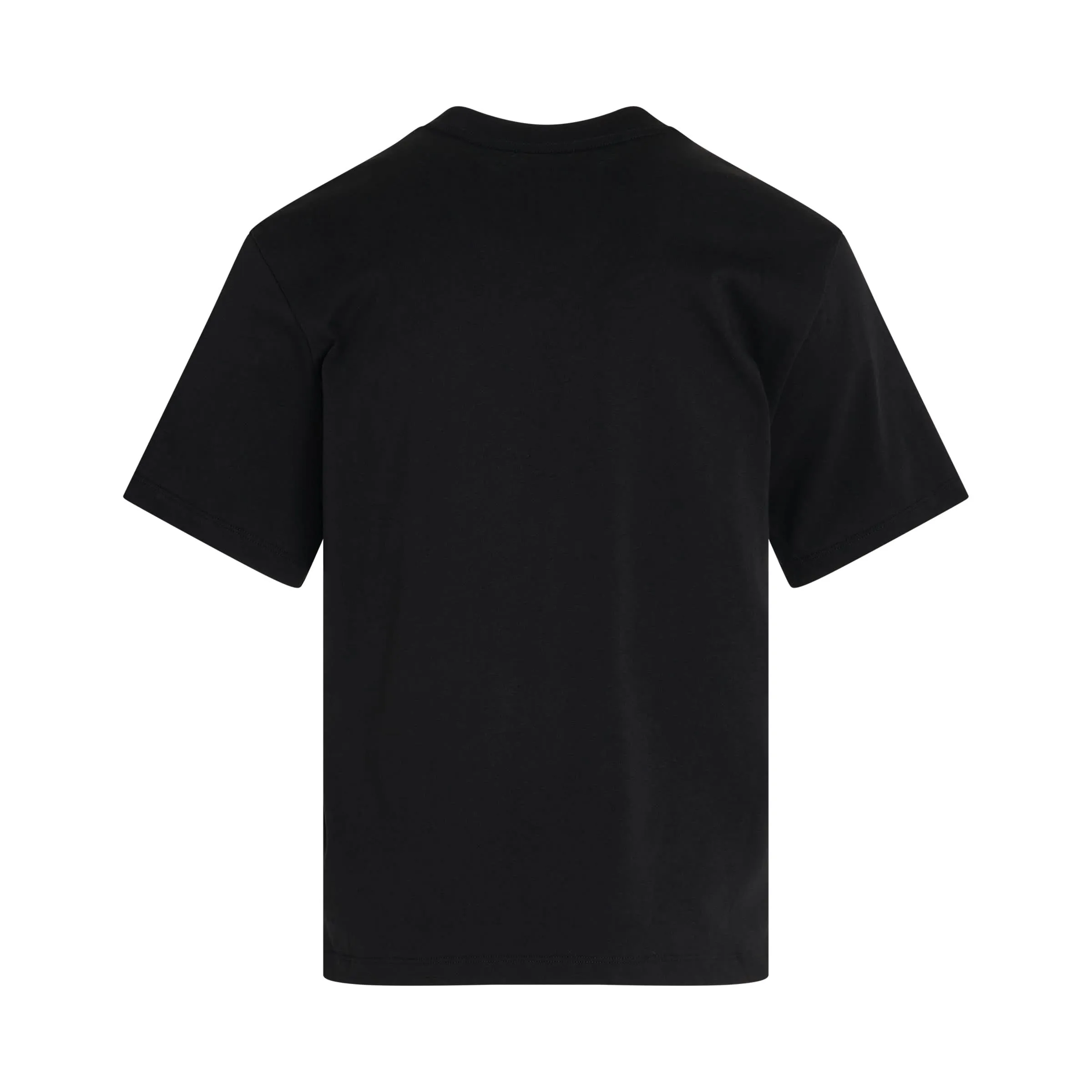 Staggered Logo T-Shirt in Black