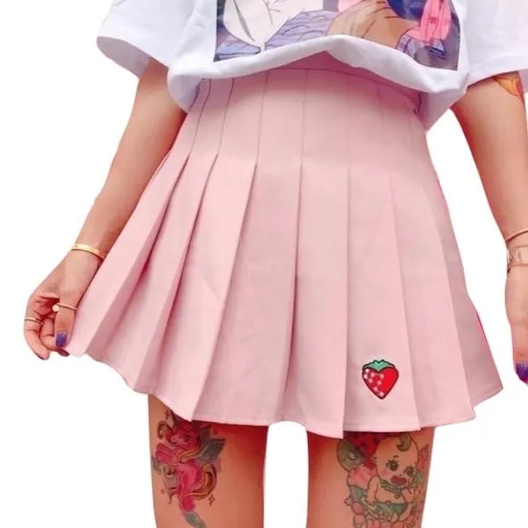 Strawberry Tennis Skirt