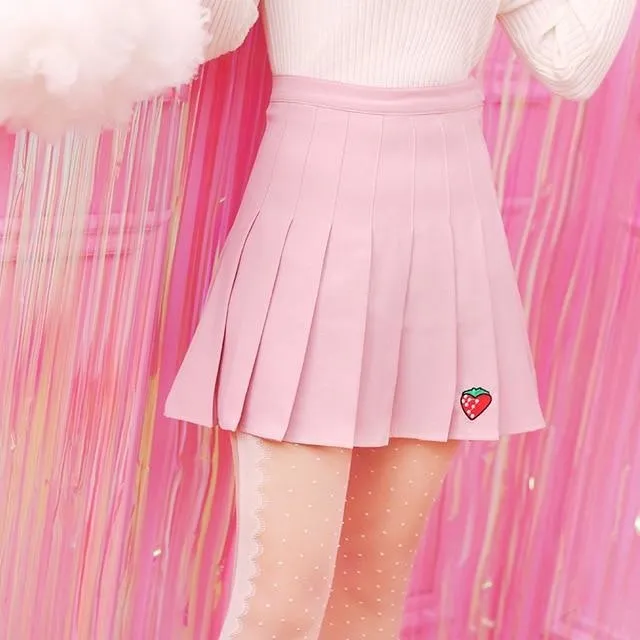 Strawberry Tennis Skirt