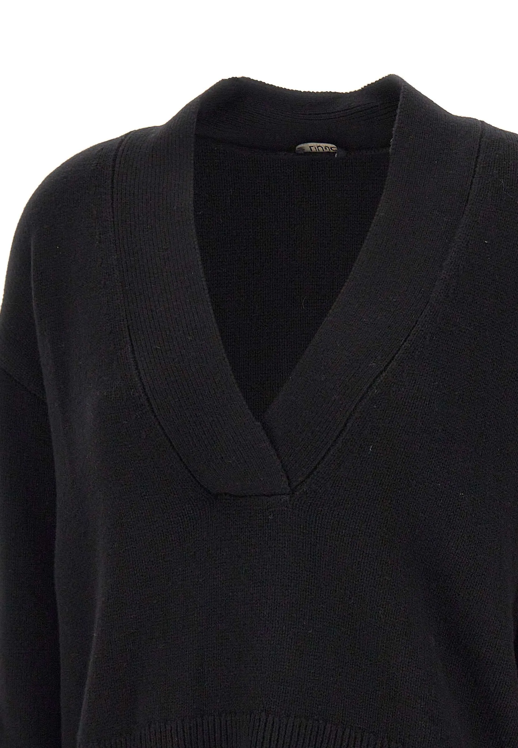 Wool Cashmere Blend Black Sweater