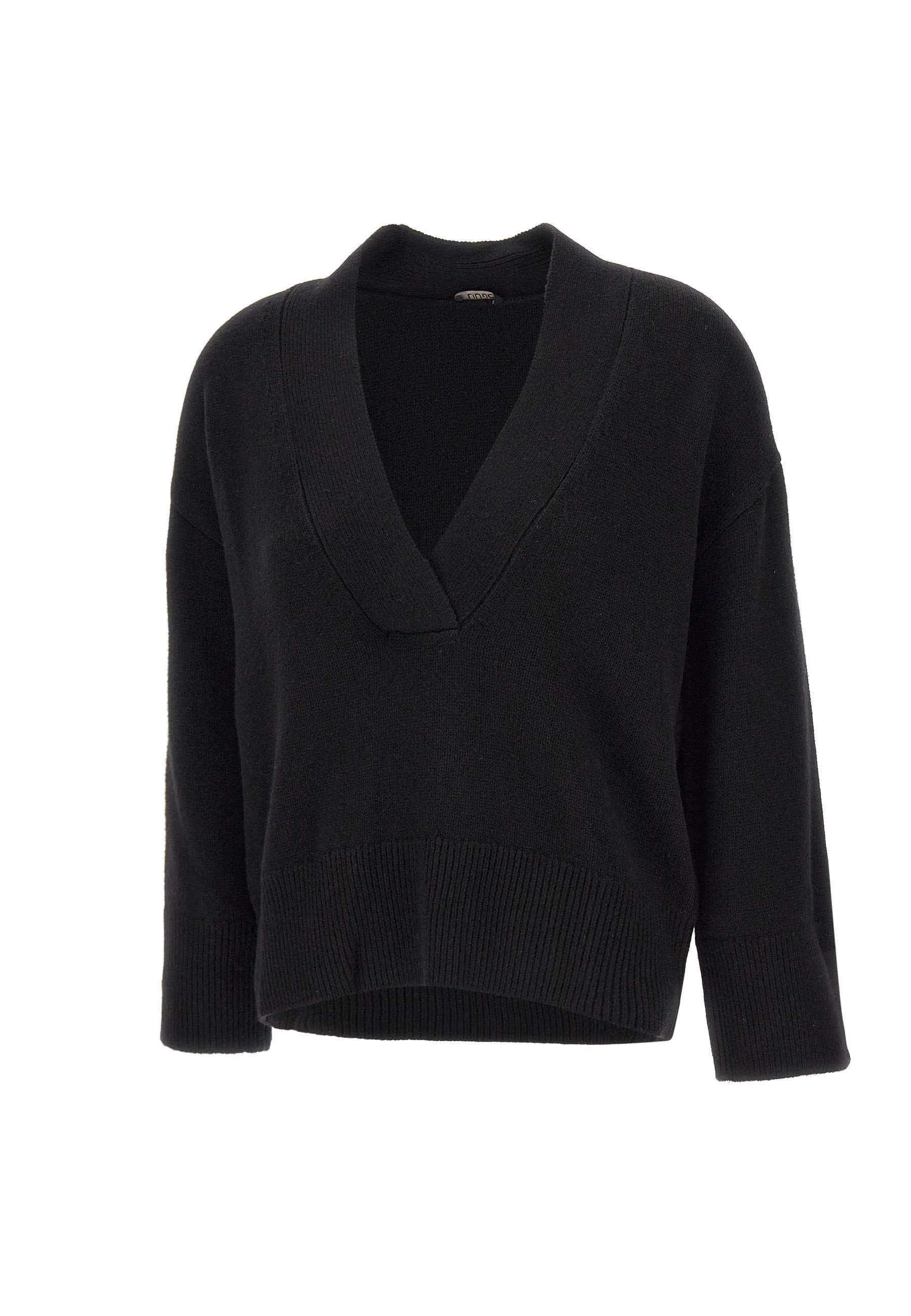 Wool Cashmere Blend Black Sweater