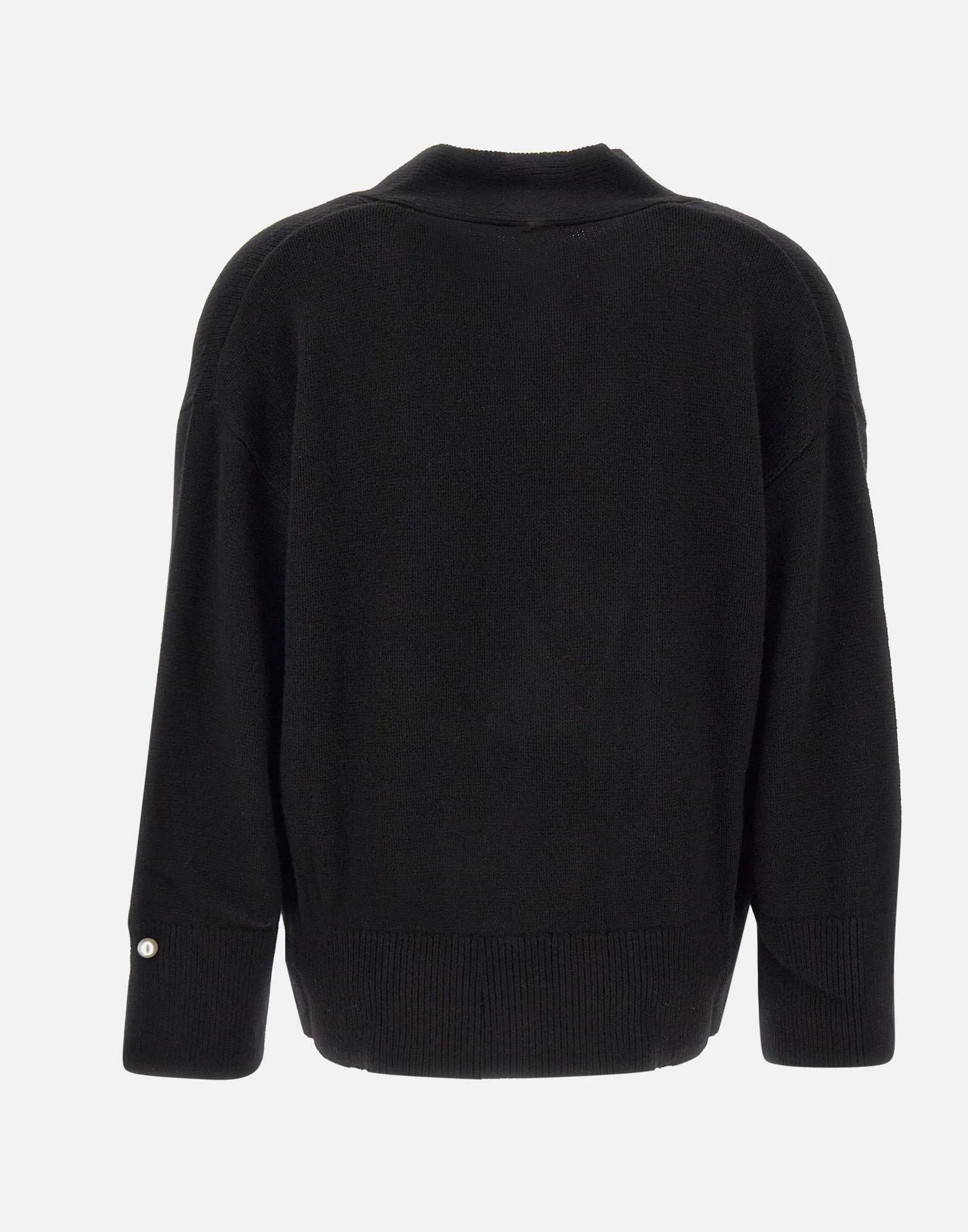 Wool Cashmere Blend Black Sweater