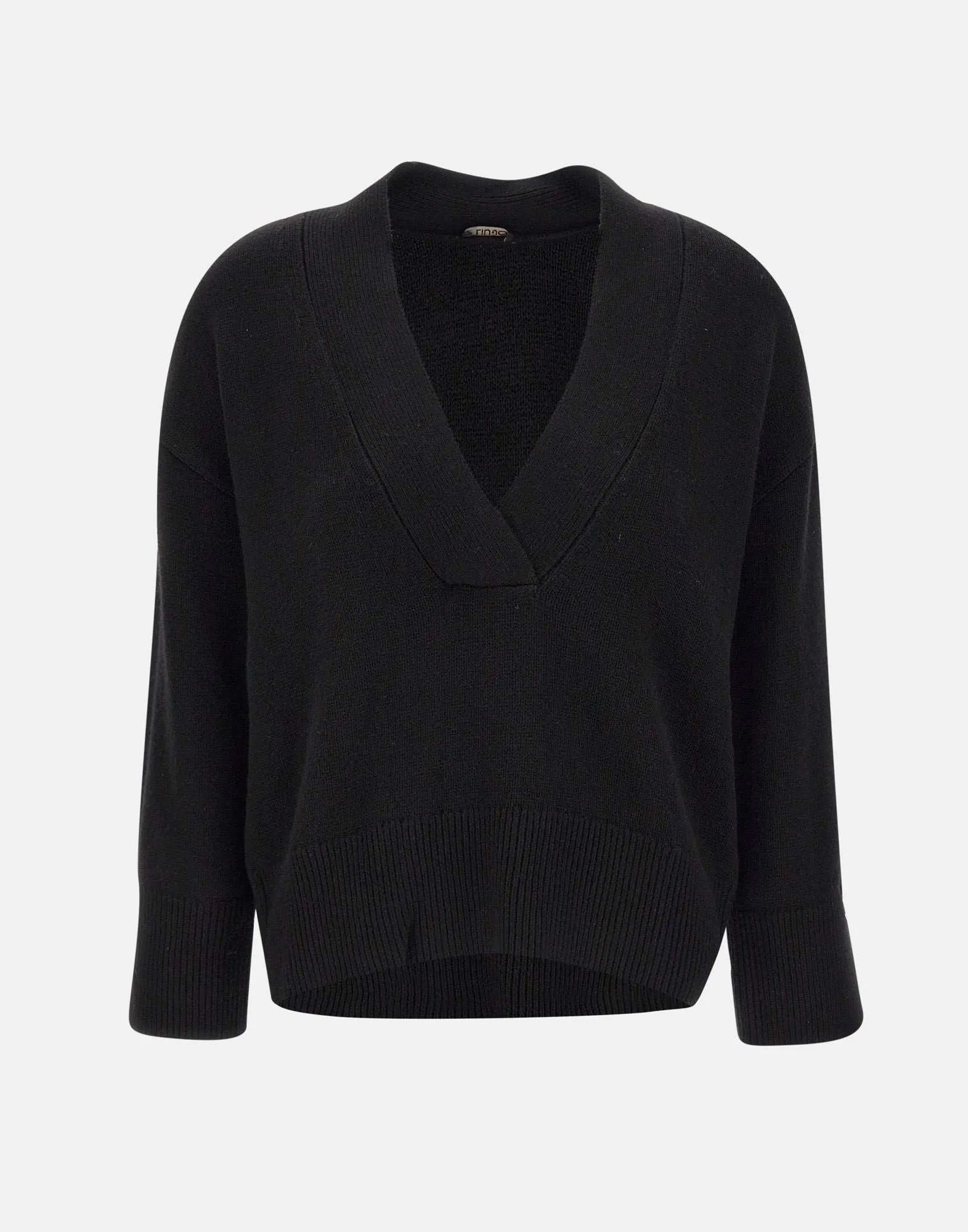 Wool Cashmere Blend Black Sweater