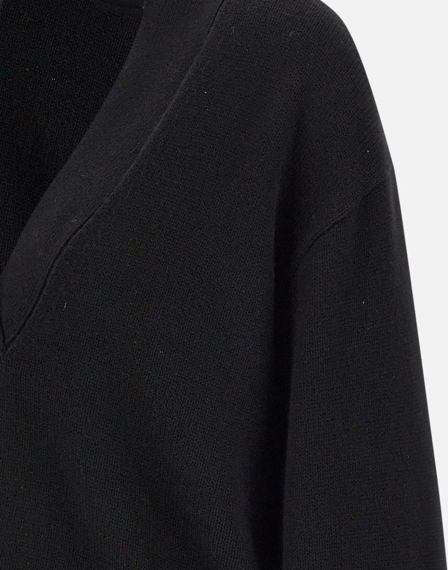 Wool Cashmere Blend Black Sweater