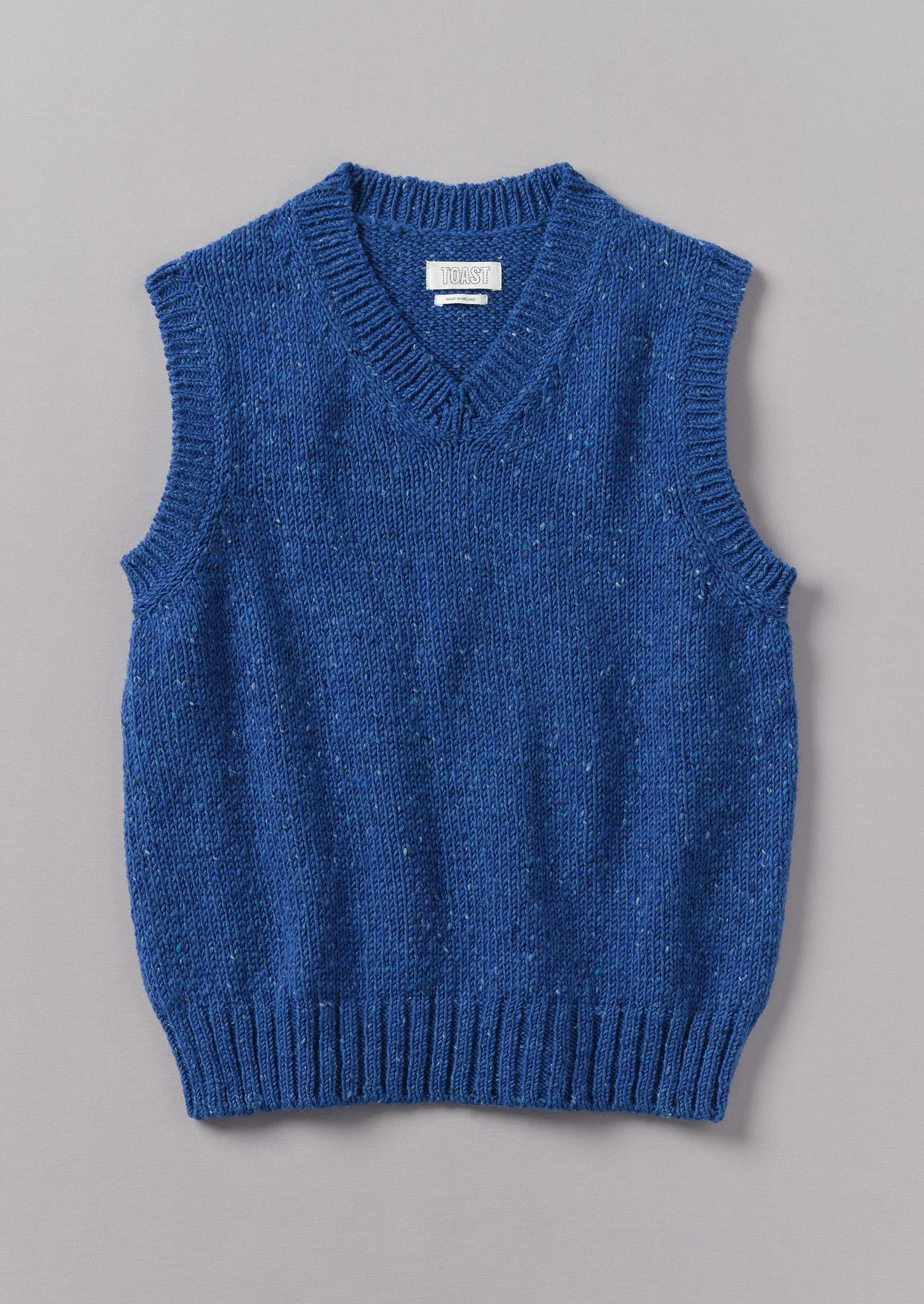 Wool Knitted Tank | Neptune Blue