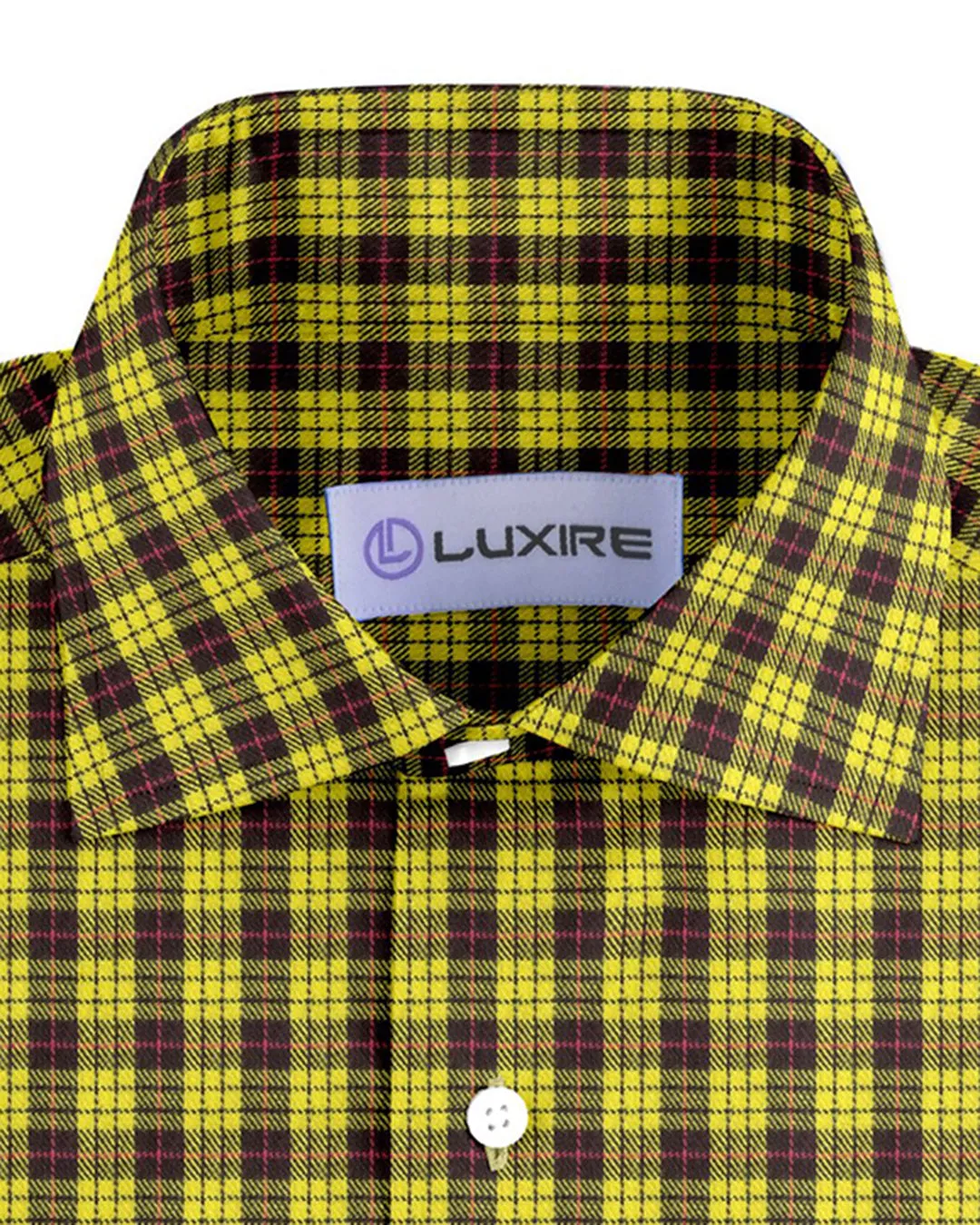 Yellow Black Tattersall Flannel